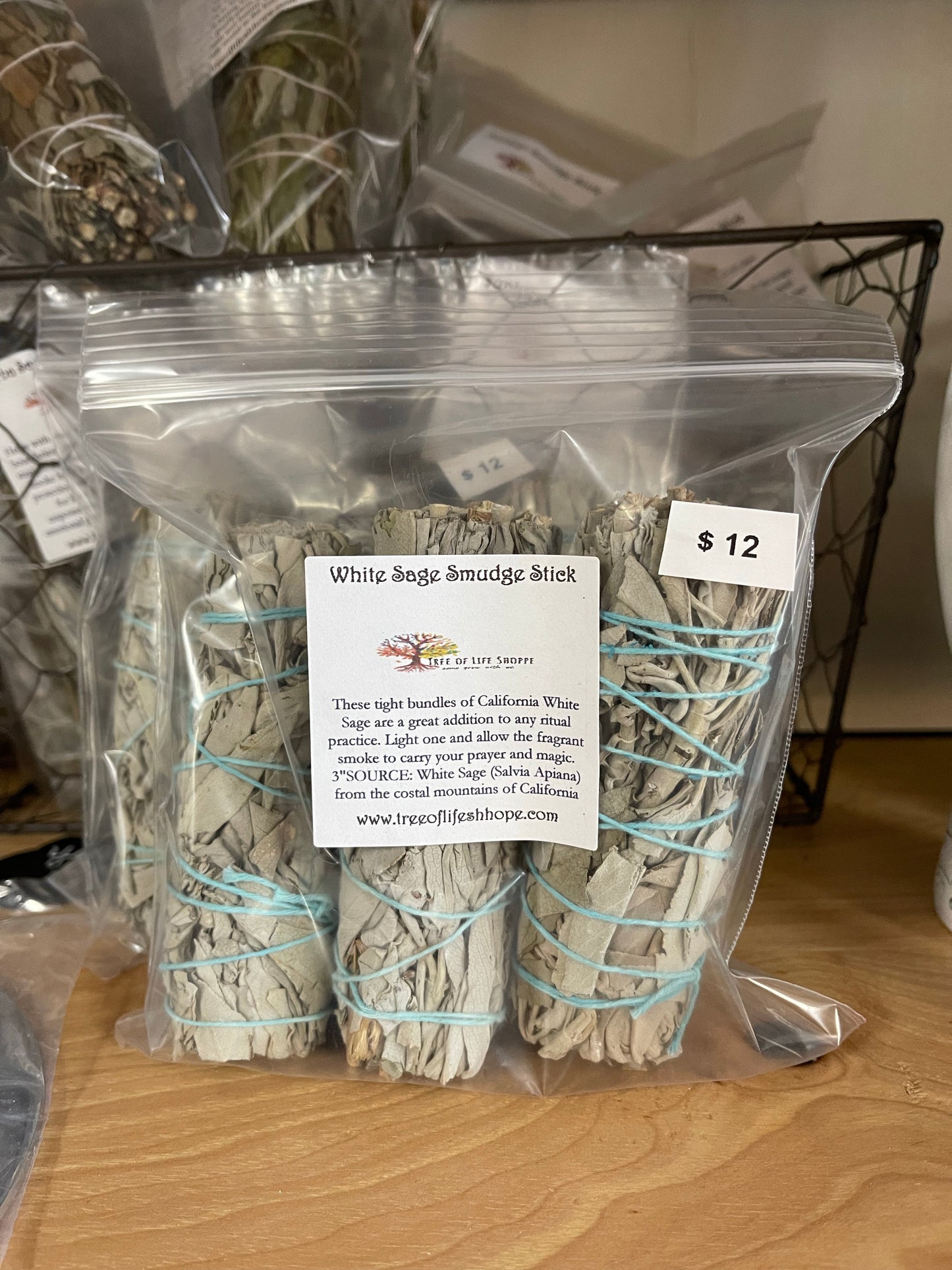 White Sage Stick 4"