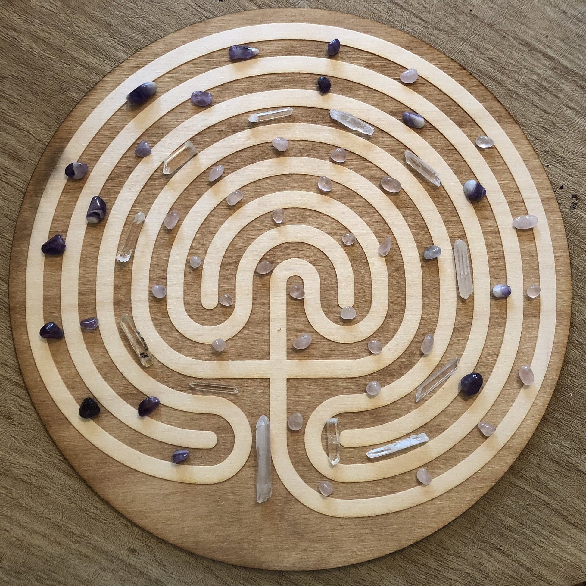 Labyrinth Crystal Grid / Altar Tile - Tree Of Life Shoppe