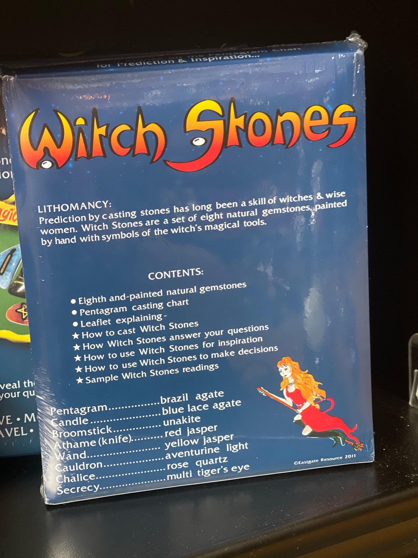 Witch Stones Casting Gemstones for Prediction and Inspiration Set