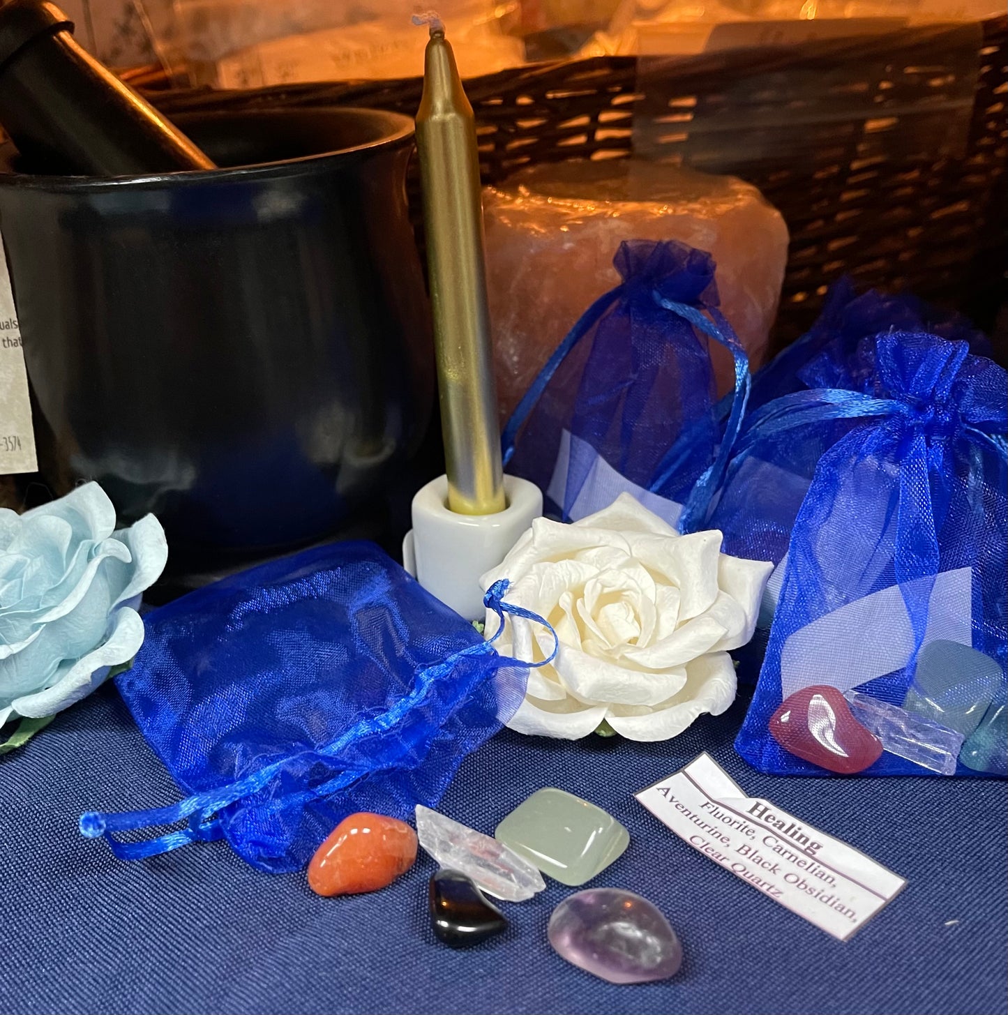 Healing Crystal Mojo Bag - Tree Of Life Shoppe