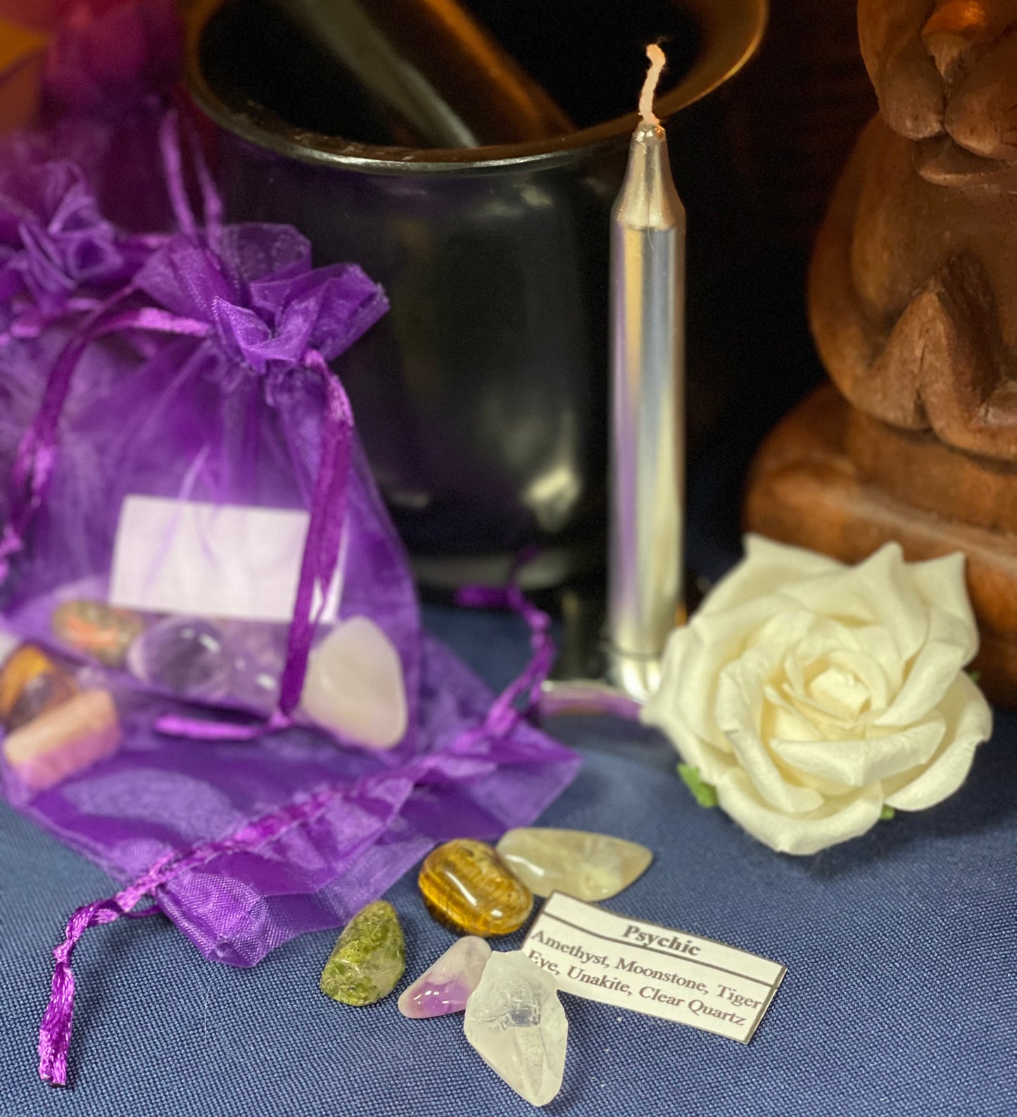 Psychic Crystal Mojo Bag - Tree Of Life Shoppe