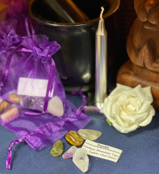 Psychic Crystal Mojo Bag - Tree Of Life Shoppe