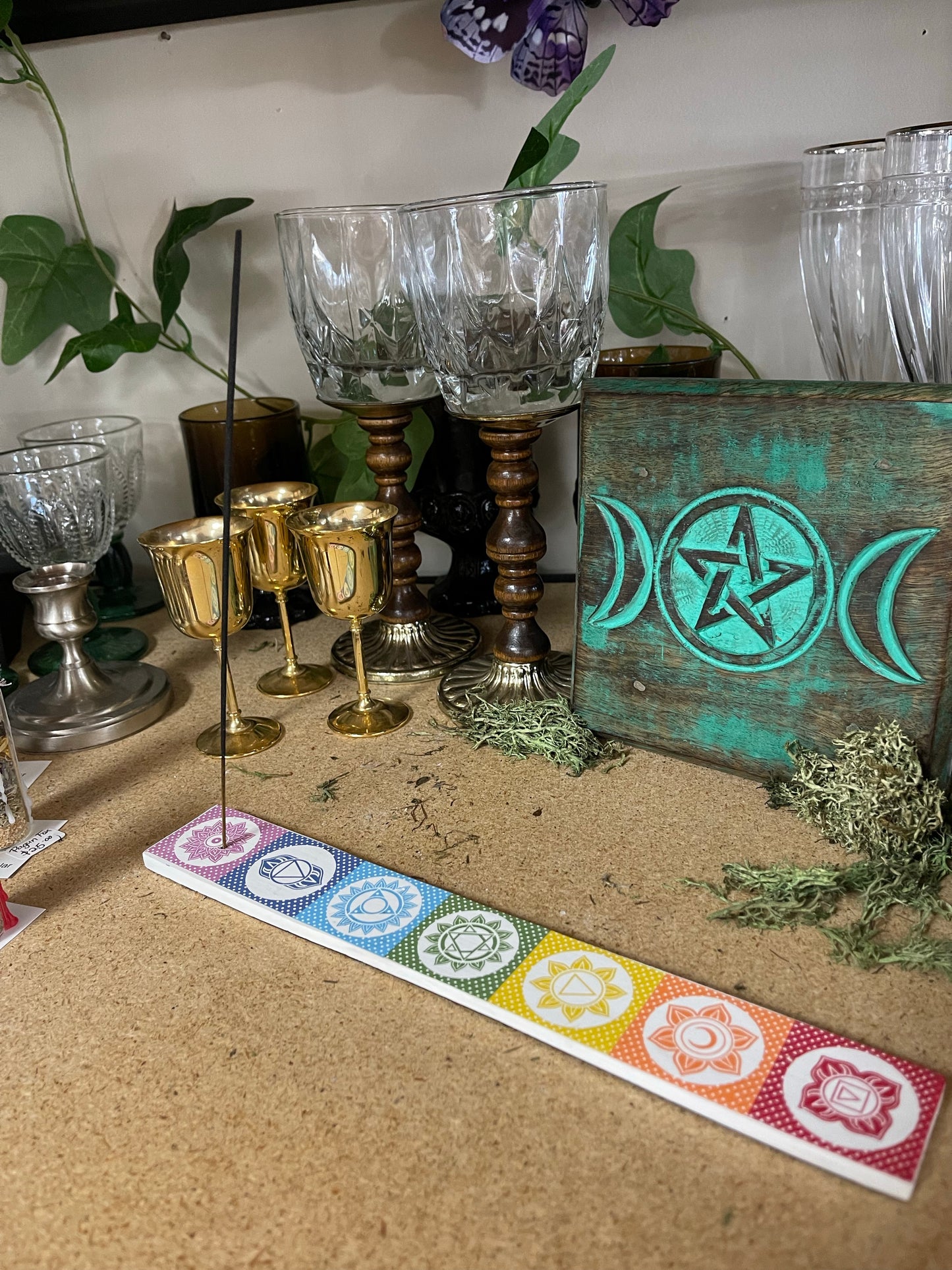 7 Chakras Incense Ash Catcher Burner