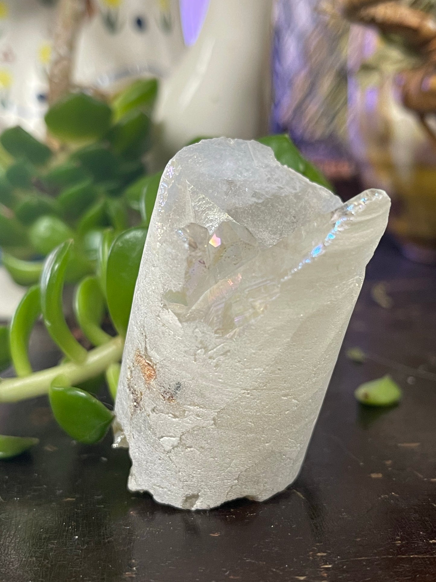 Angel Aura Quartz Core Pillar - Tree Of Life Shoppe