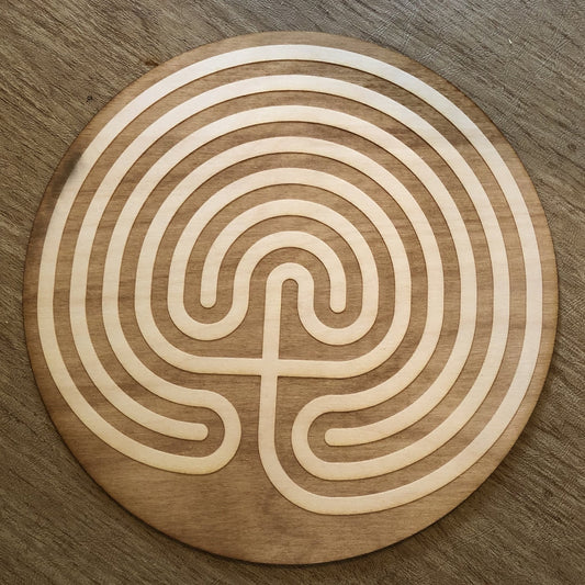 Labyrinth Crystal Grid / Altar Tile - Tree Of Life Shoppe