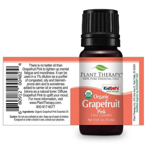 Grapefruit Pink Organic Essential Oil 10ml - Tree Of Life Shoppe