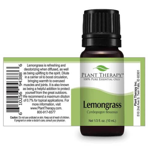 Lemongrass Essential Oil 10ml - Tree Of Life Shoppe