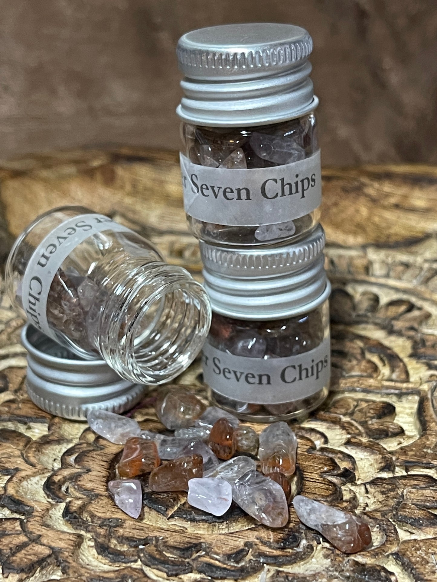 Super Seven -  Tumbled Chips, Bottle