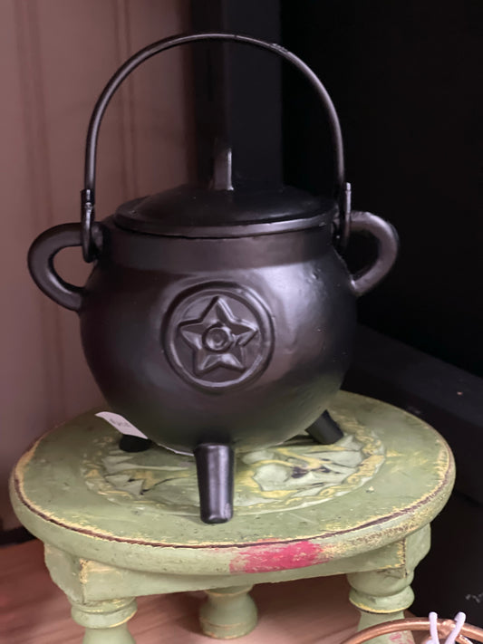 Cast Iron Cauldron Pentacle /  Pentagram 2 3/4"