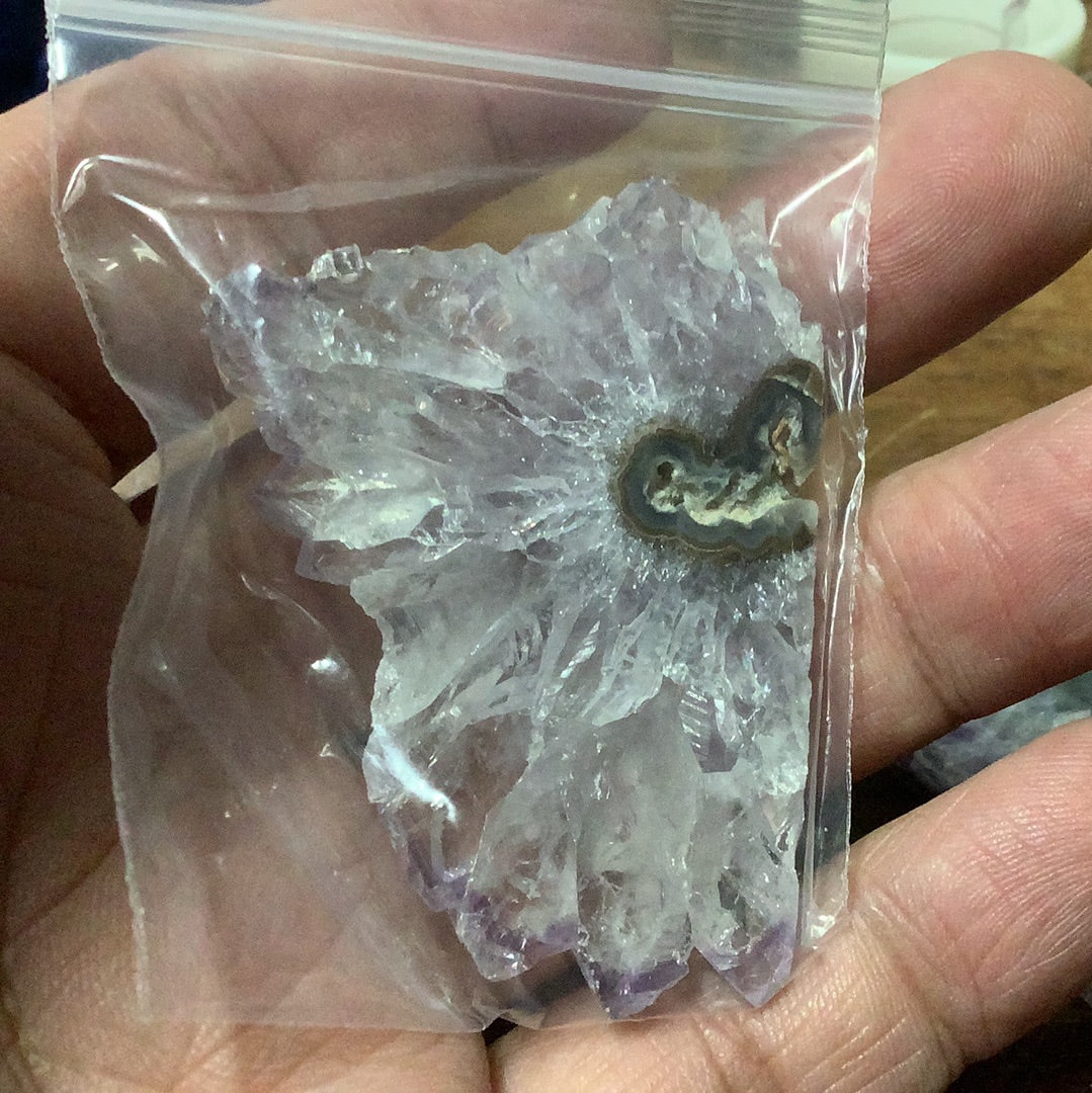 Amethyst Stalactite Slice - 02