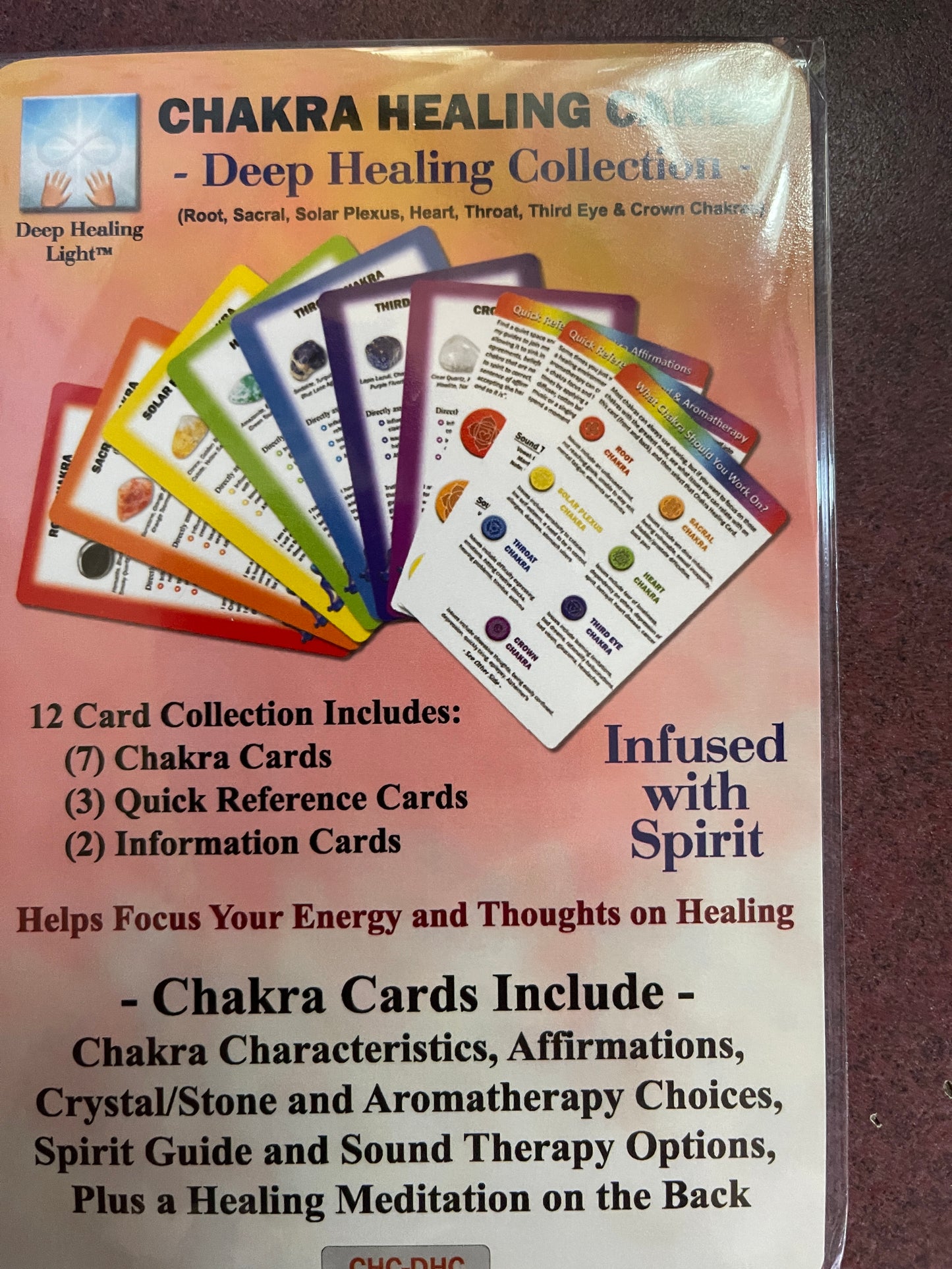 Chakra Healing Kit - 12 Card Collection