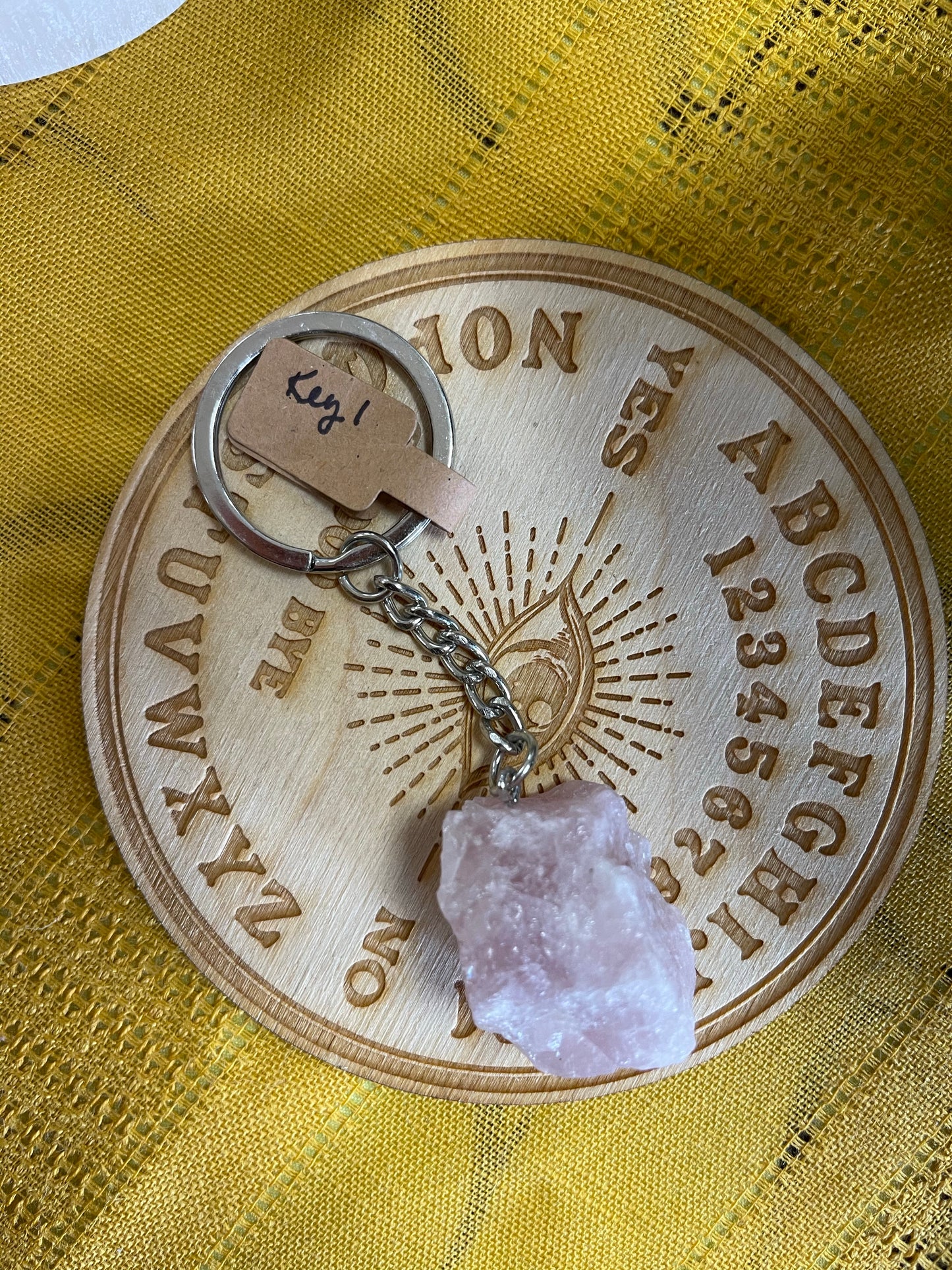Gemstone & Crystal Keychain - Various - Hand Crafted