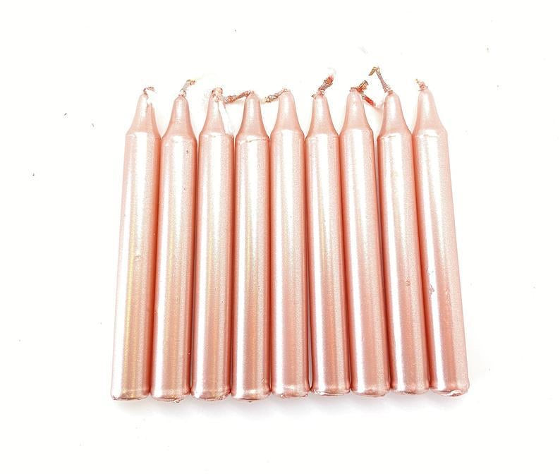 Metallic Chime / Spell / Prayer / Ritual Candles 4 inch