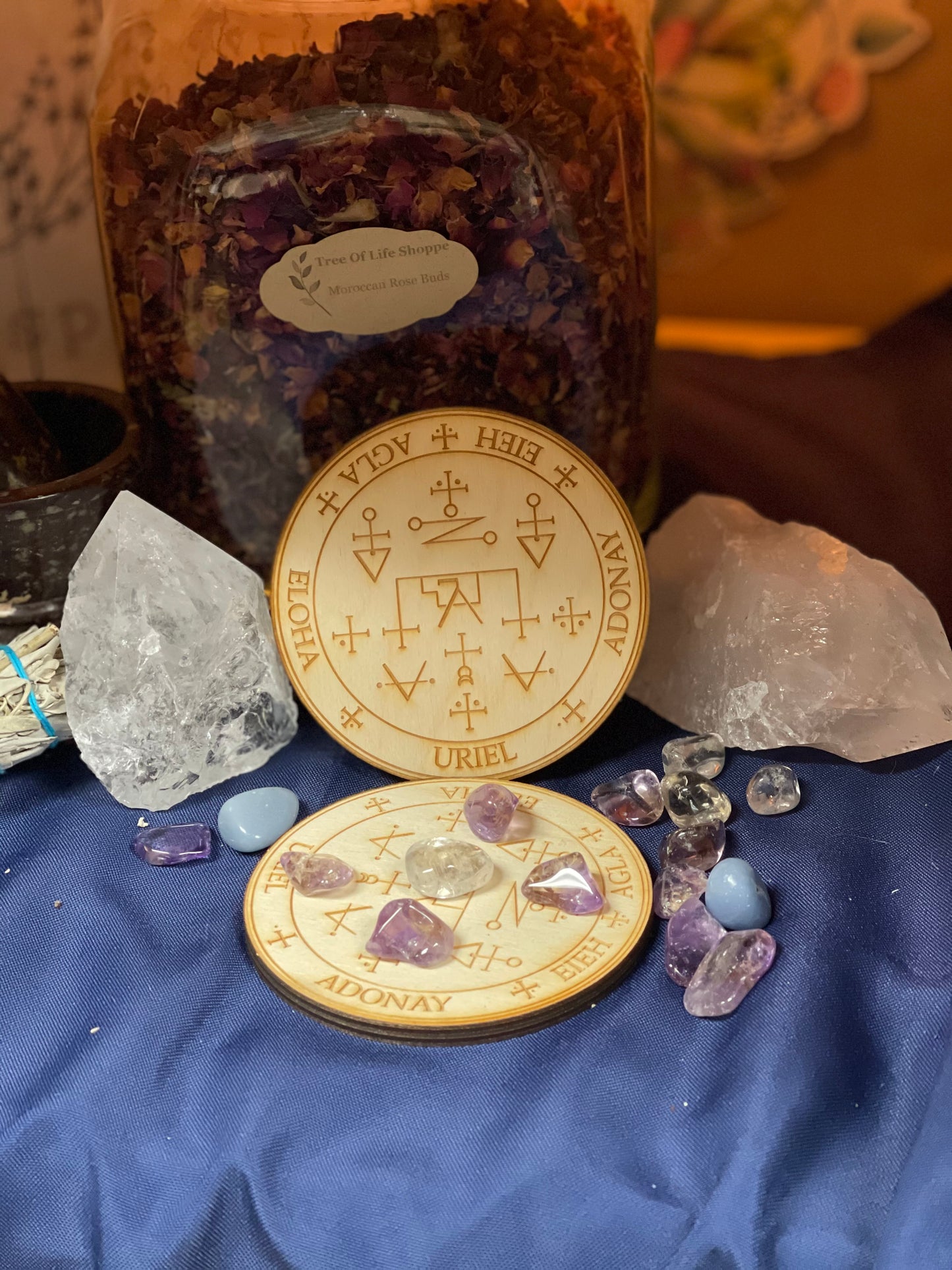 SAMUEL CRYSTAL GRID - Tree Of Life Shoppe