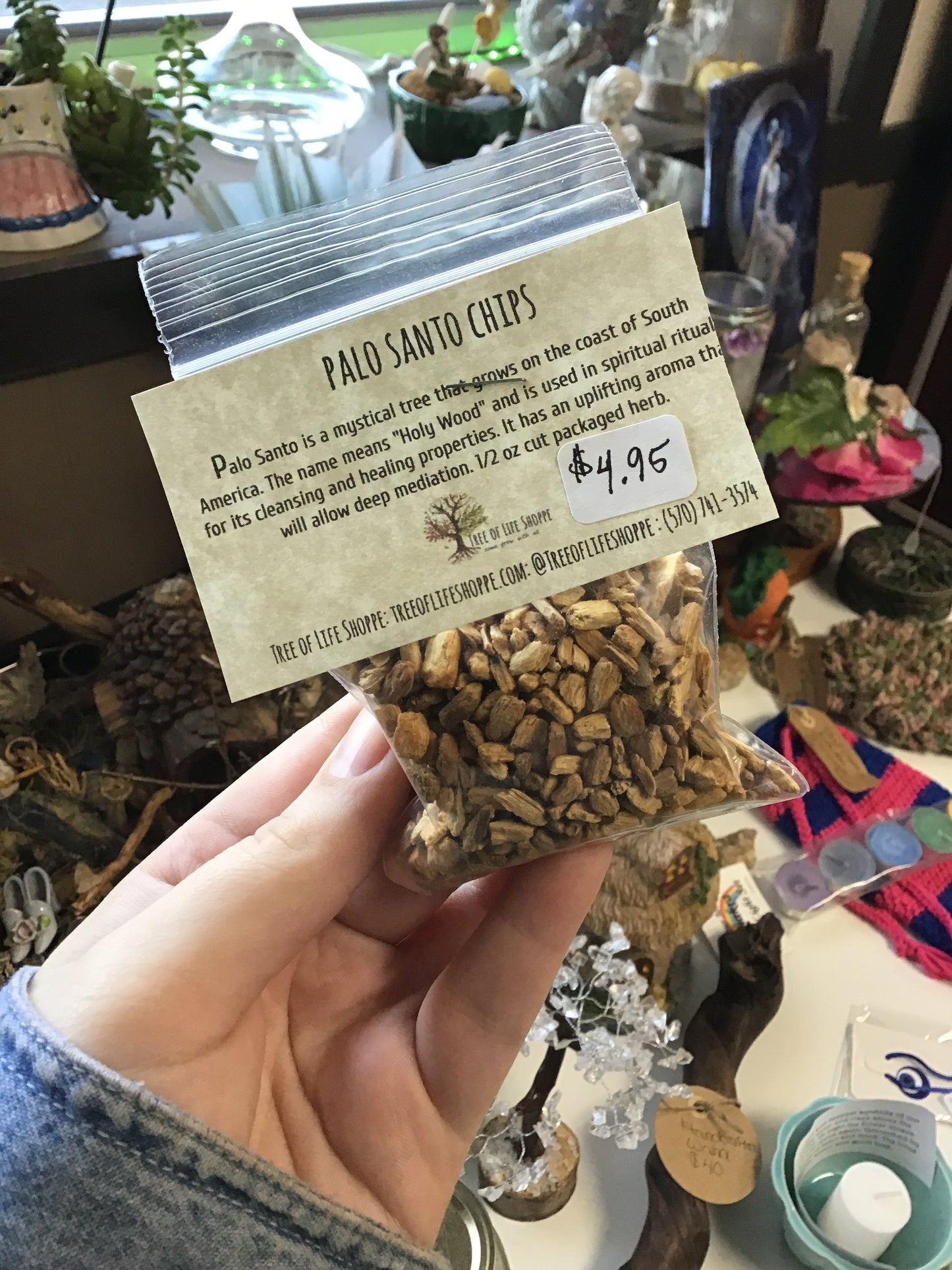 Palo Santo Chips 1/2 oz - Tree Of Life Shoppe