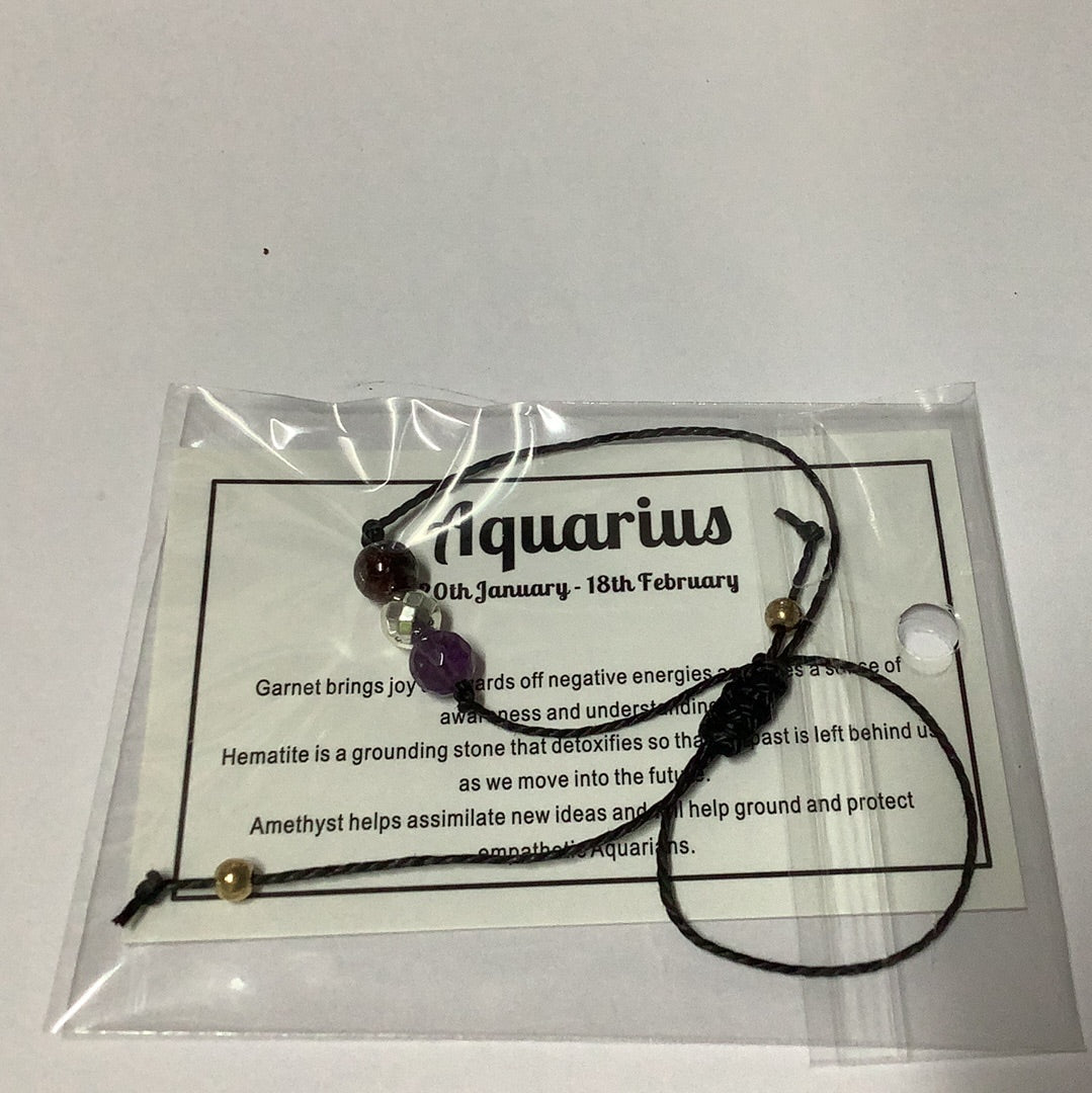 Zodiac Crystal Bracelets / Anklets