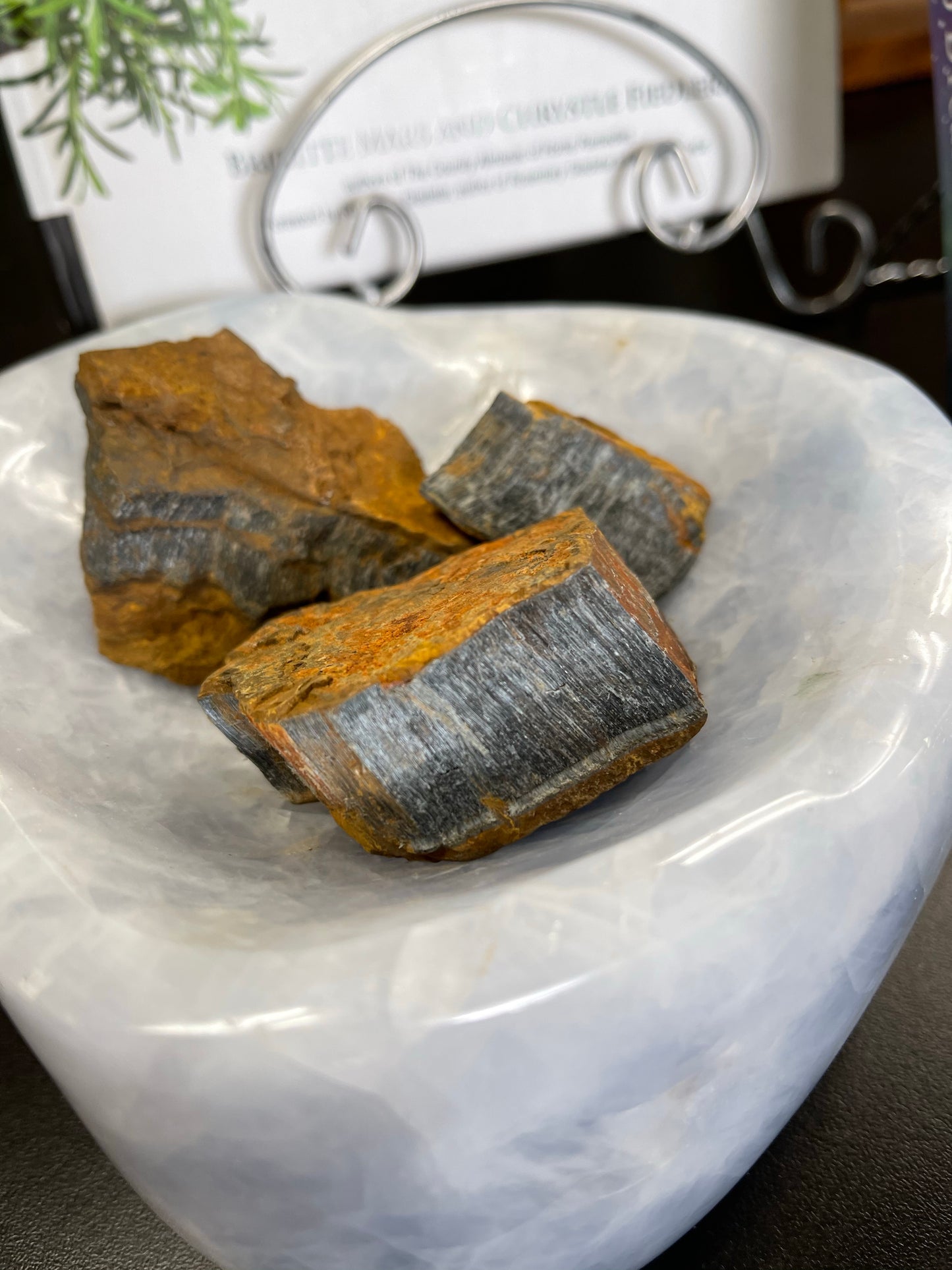 Tiger Eye, Blue - Raw