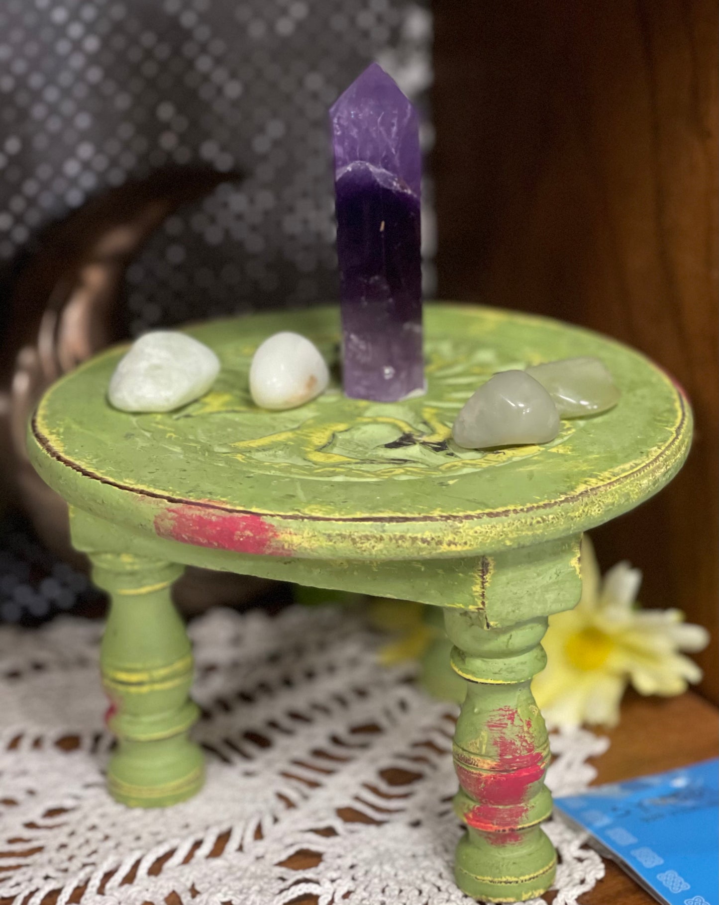 Round Tree of Life Altar Table