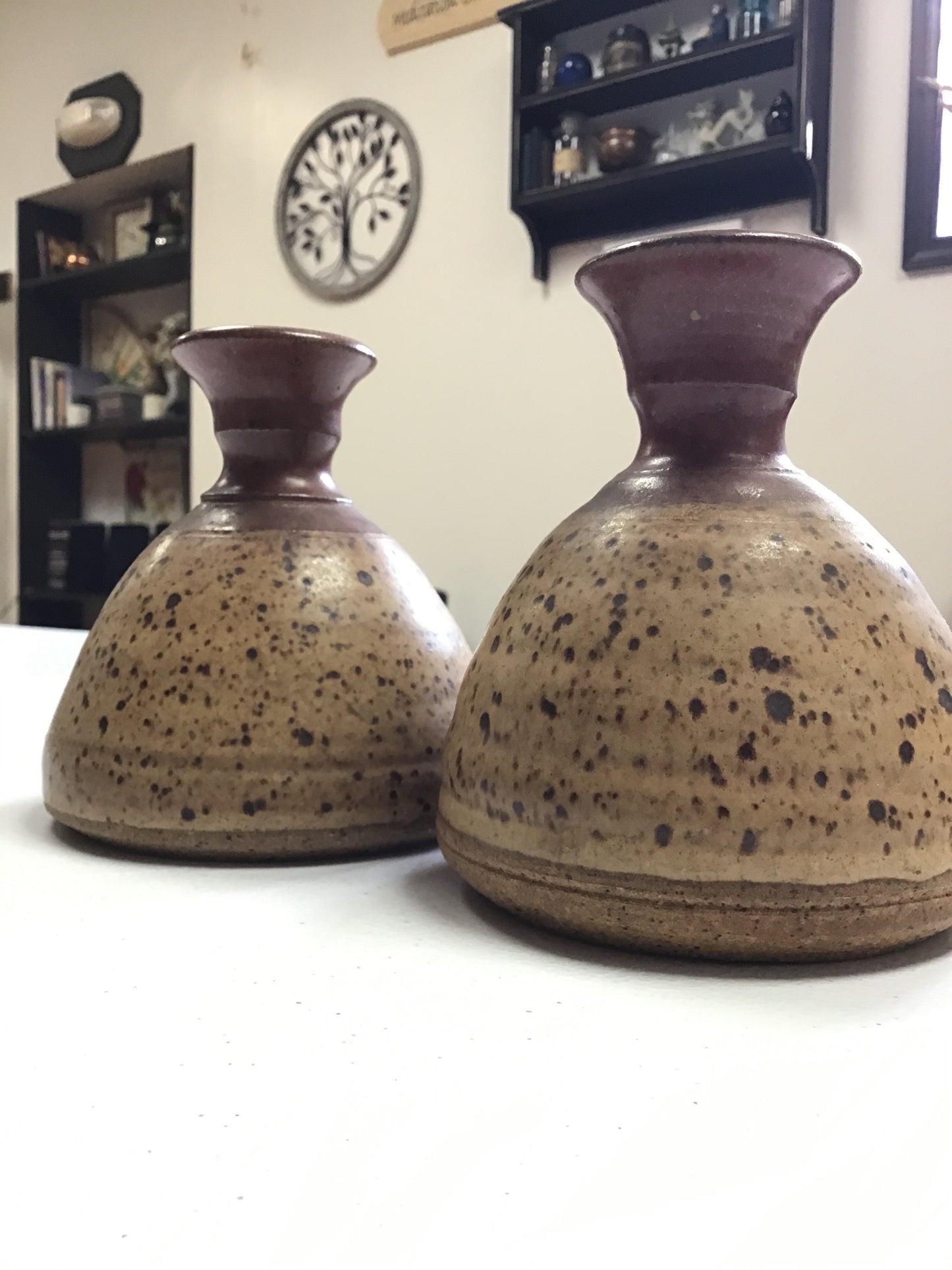 Handmade Primitive Clay Witch Jar with Clay Stopper - Tree Of Life Shoppe