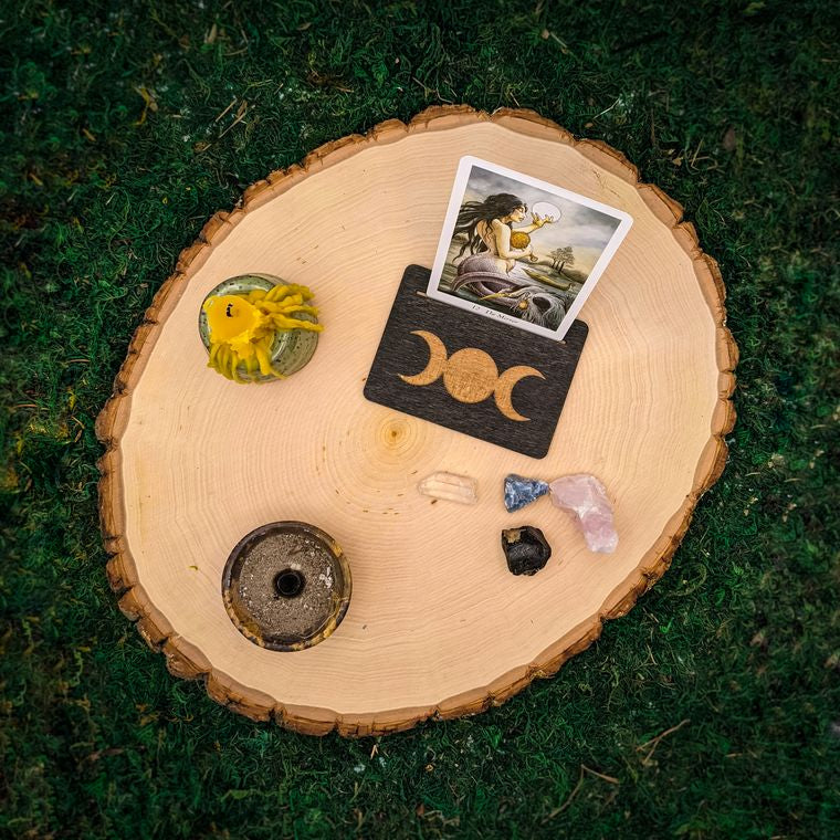 Triple Moon Tarot / Oracle Card Stand
