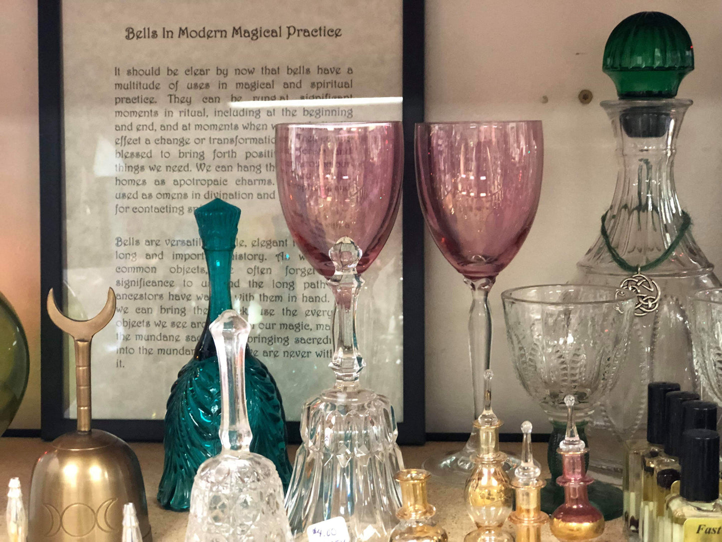 Goddess Pink Goblet / Chalice - Tree Of Life Shoppe