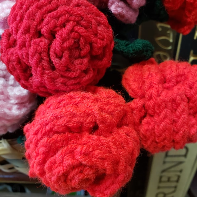 Hand Crafted Crochet Roses and Pen Roses - Made Locally - Tree Of Life Shoppe