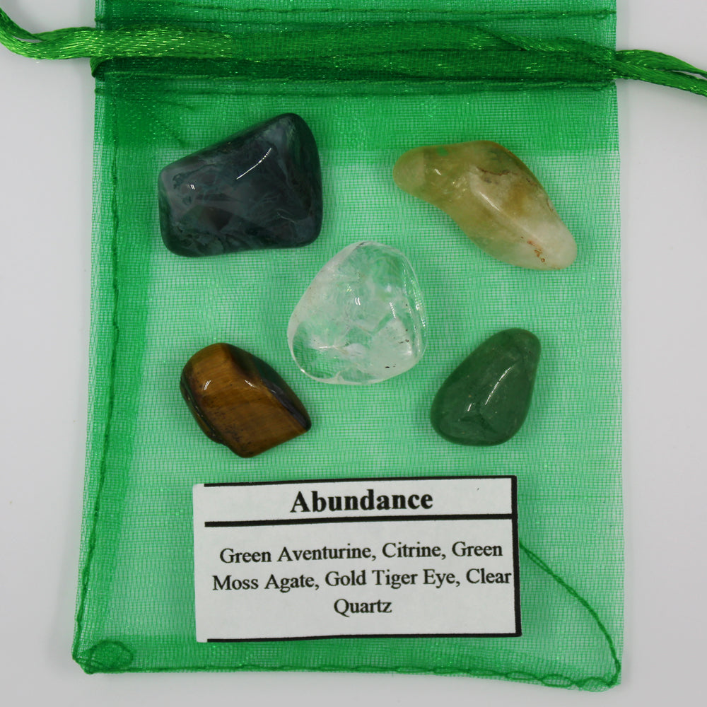 Abundance Crystal Mojo Bag - Tree Of Life Shoppe