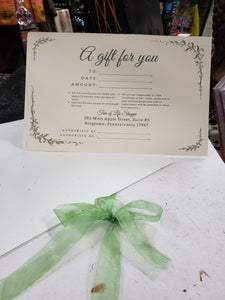 Gift Certificates & Gift Cards