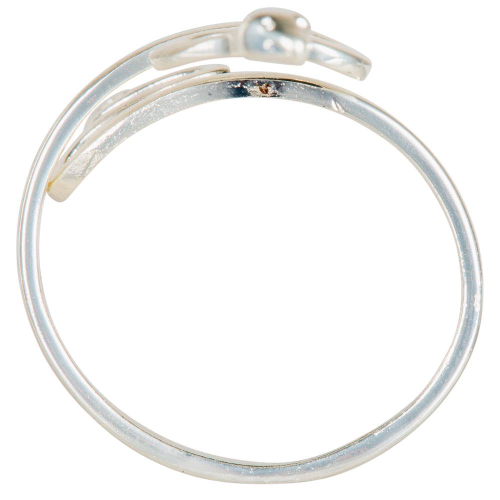 Silver 925 Snake Ring - Adjustable