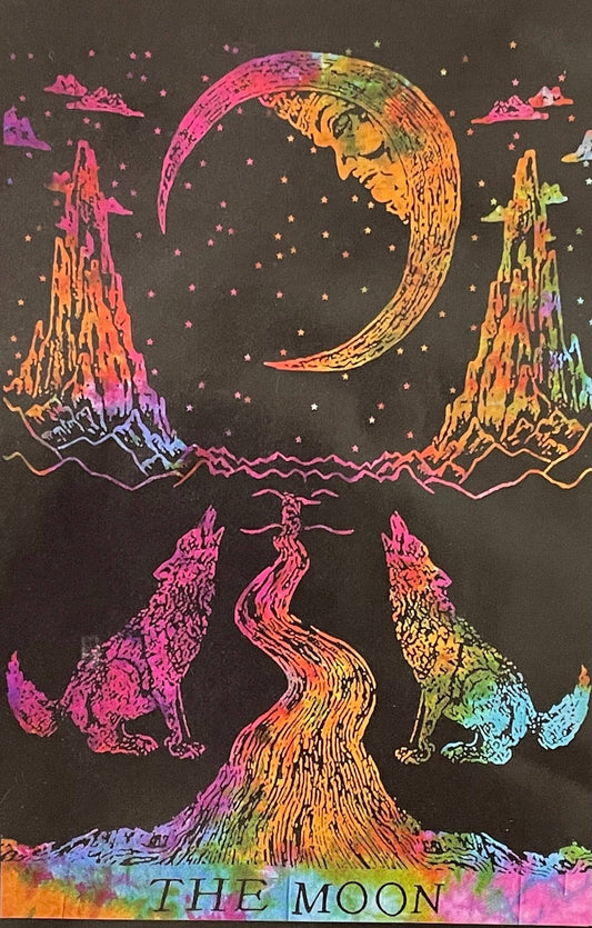 Tapestry Fox and Moon