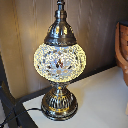 Turkish Style Mosaic Desk Lamp 12" by 5 1/4 "- Various