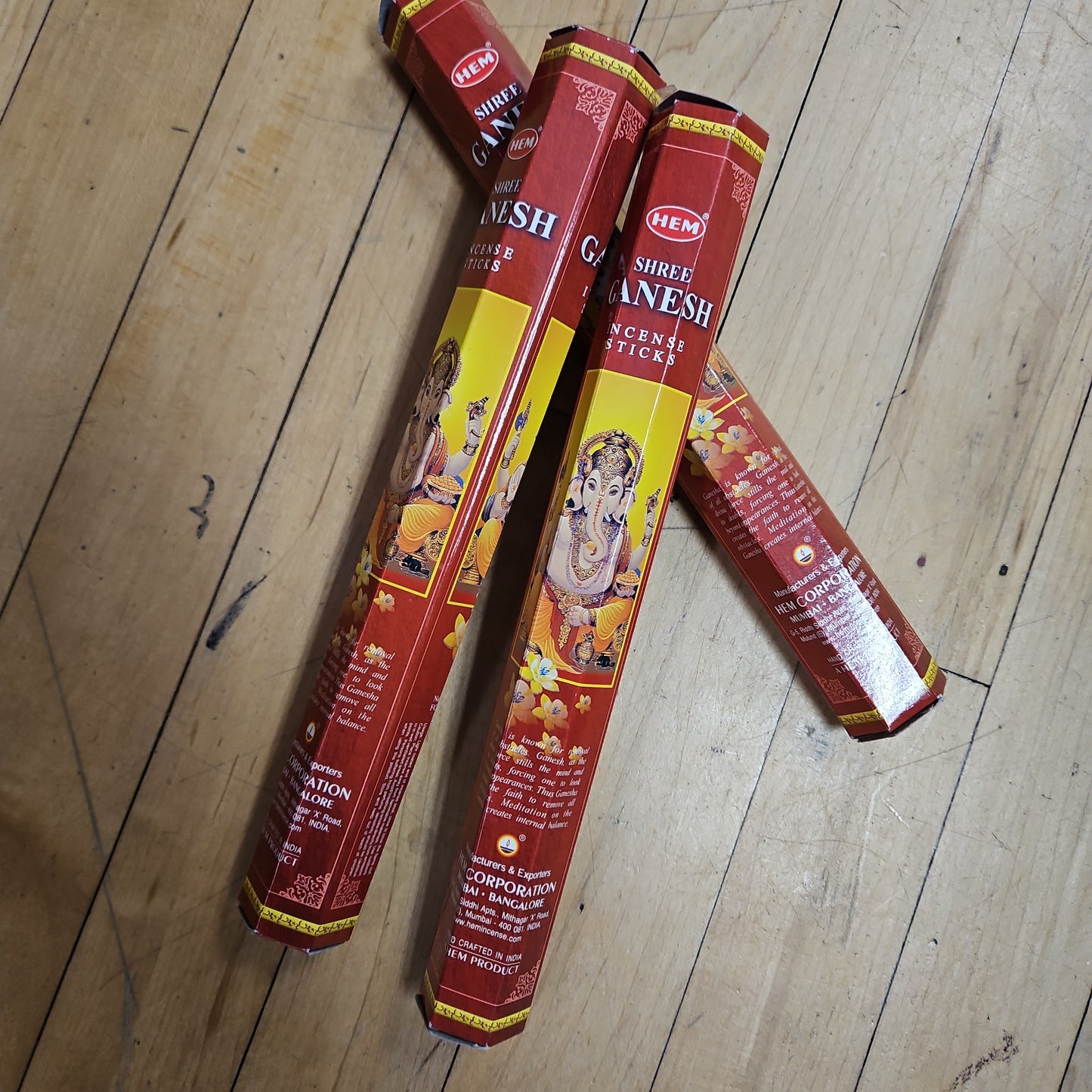 HEM Ganesh Incense Sticks - 20 Pack
