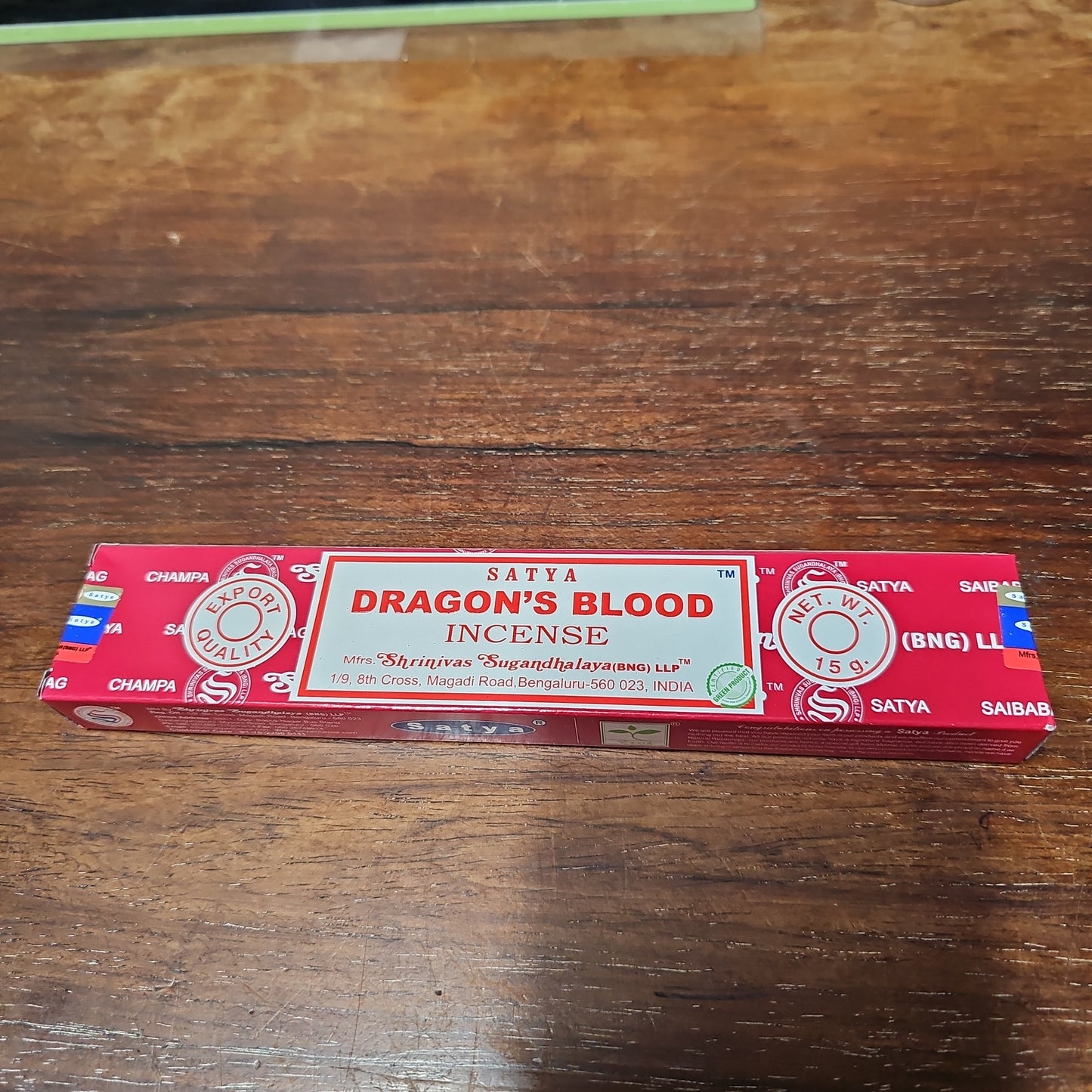 Satya Incense 15g (grams) - Dragon blood