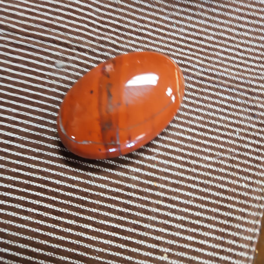 Red Banded Jasper - Natural Palm Stone