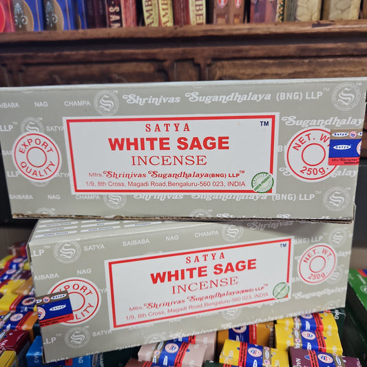 Satya Incense 250g (grams) - White Sage