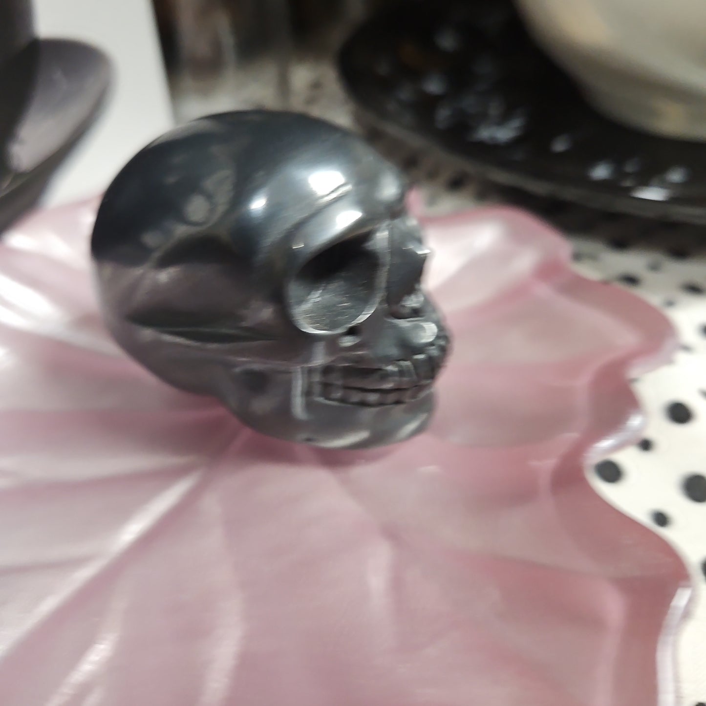 Hematite Skull 1 1/2 by 2”