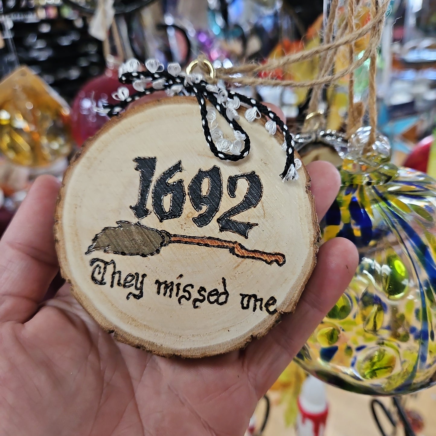 Hand made Holiday Ornanment / Decoration - 1692 They Missed Me