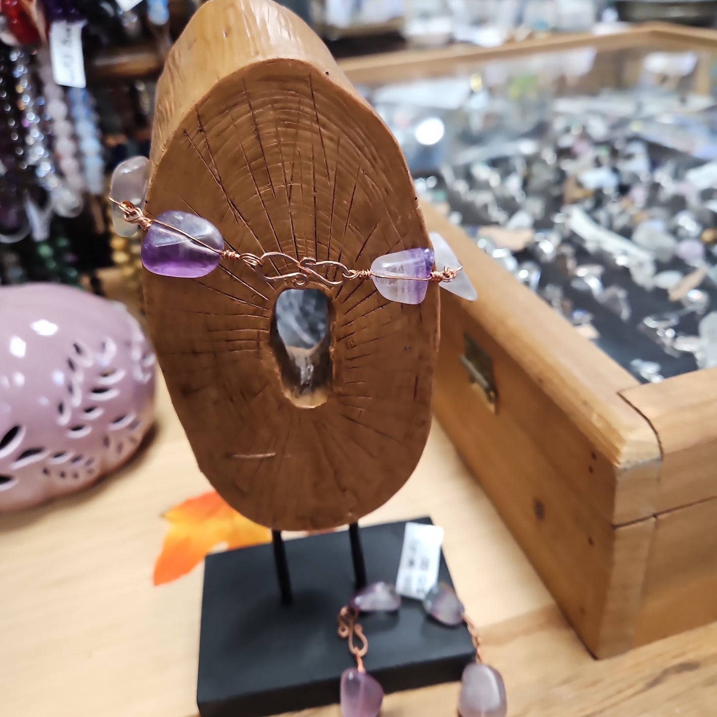 Copper Wire & Flourite Handmade Bracelets for Inspiration