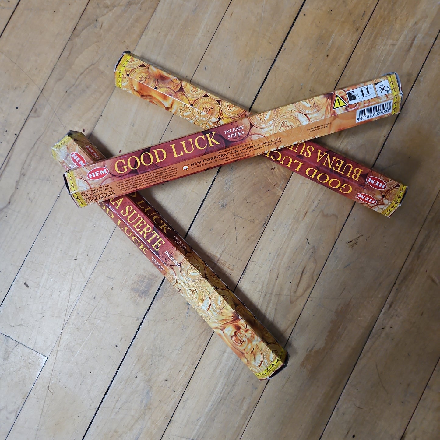 HEM Good Luck Incense Sticks - 20 Pack