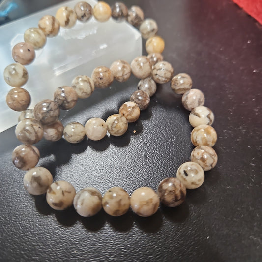 Feldspar - Bead Bracelet - 8mm