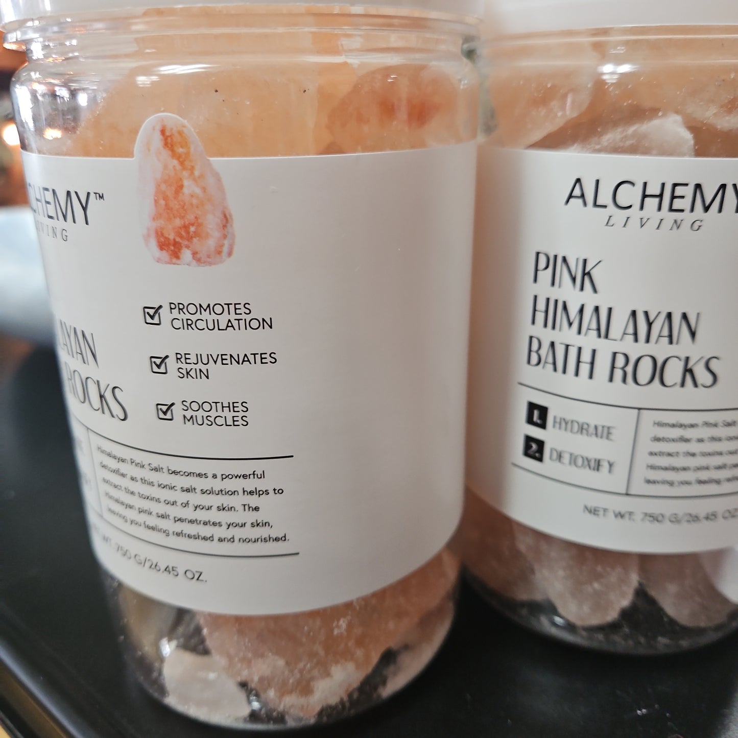 Pink Himalayan Bath Rocks