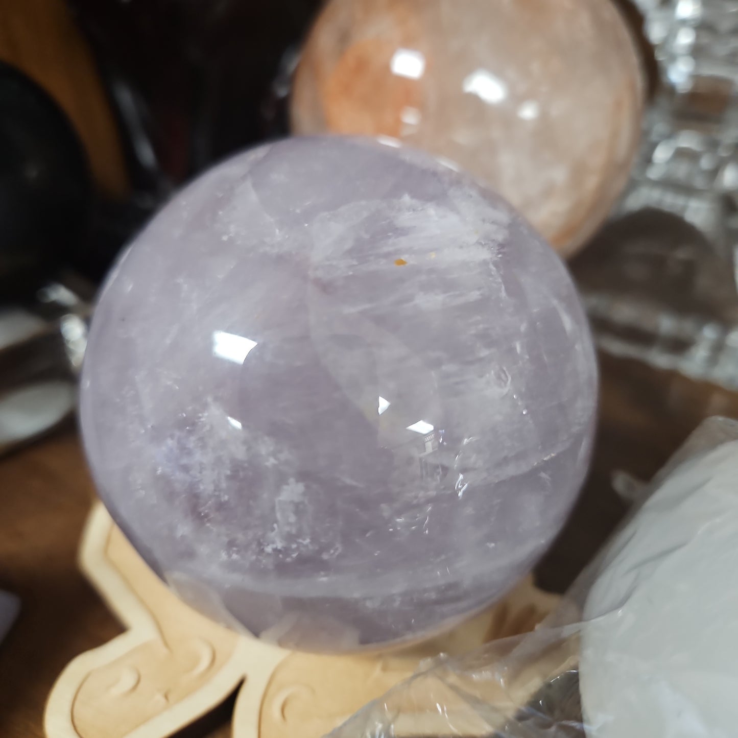 Lavender Amethyst Sphere 4 ”