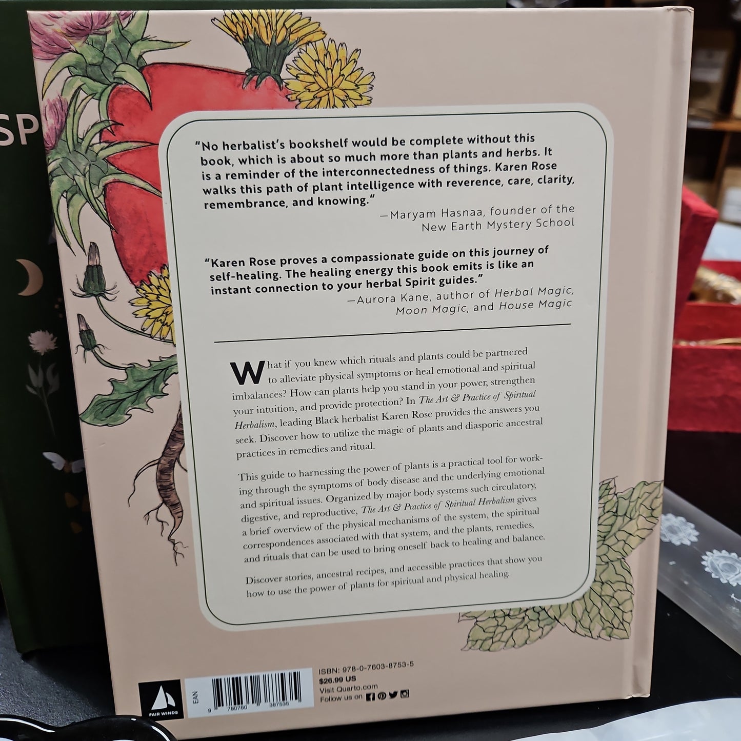 The Art and Practice of Spiritual Herbalism (Hard Cover Book) by Karen M.Rose