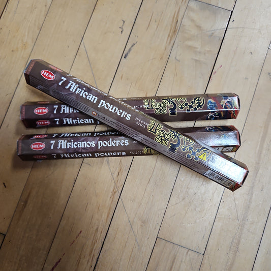 HEM 7 African Powers Incense Sticks - 20 Pack ( 7 African Podres )