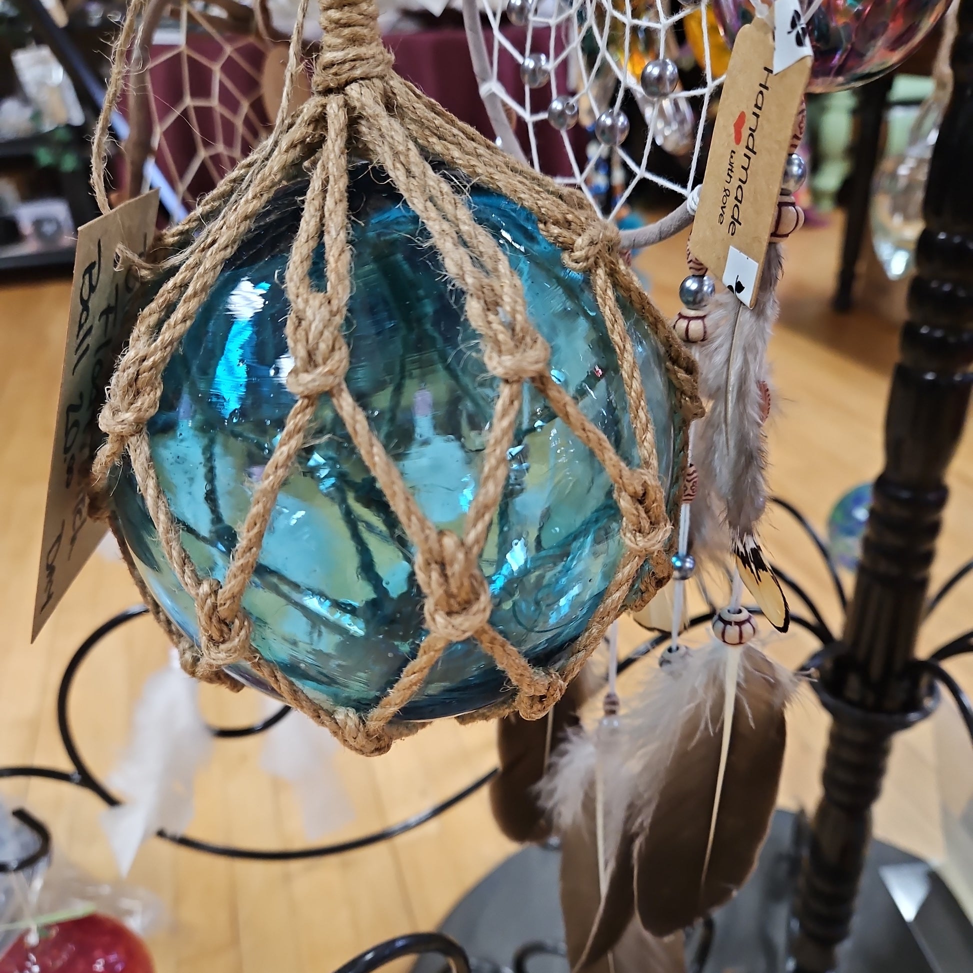 Blown Glass Float 5 inches with Jute Cord / Original Witch Ball – Tree Of  Life Shoppe