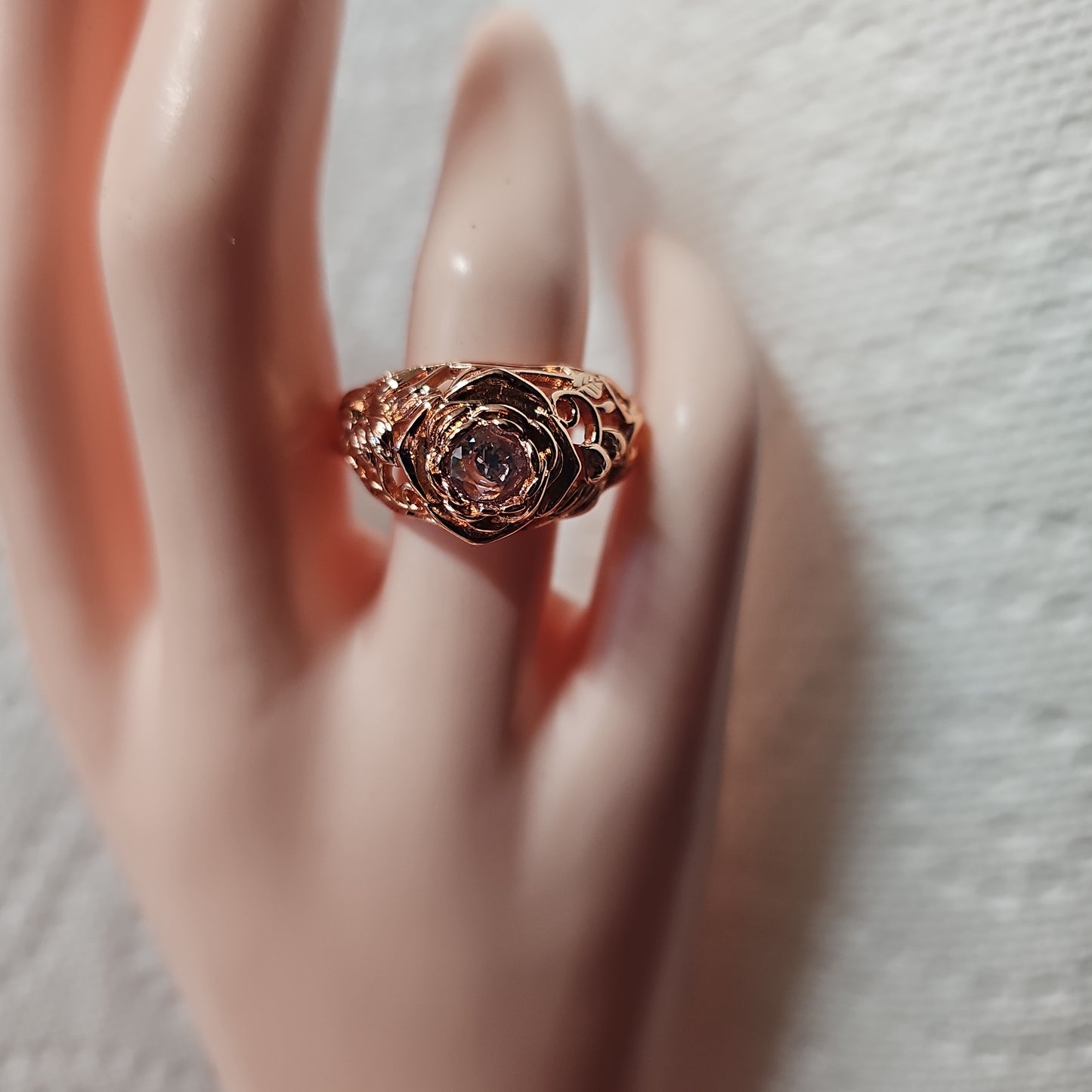 Flower Copper Ring