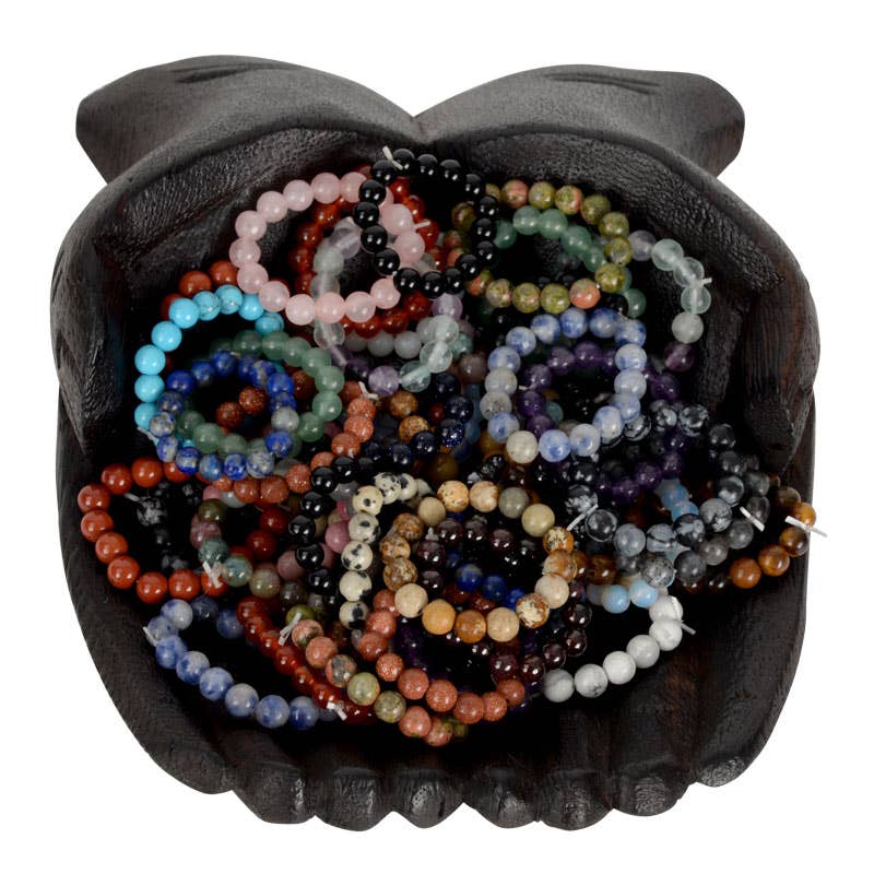 Crystal Stackable Bead Stretch Rings - Various