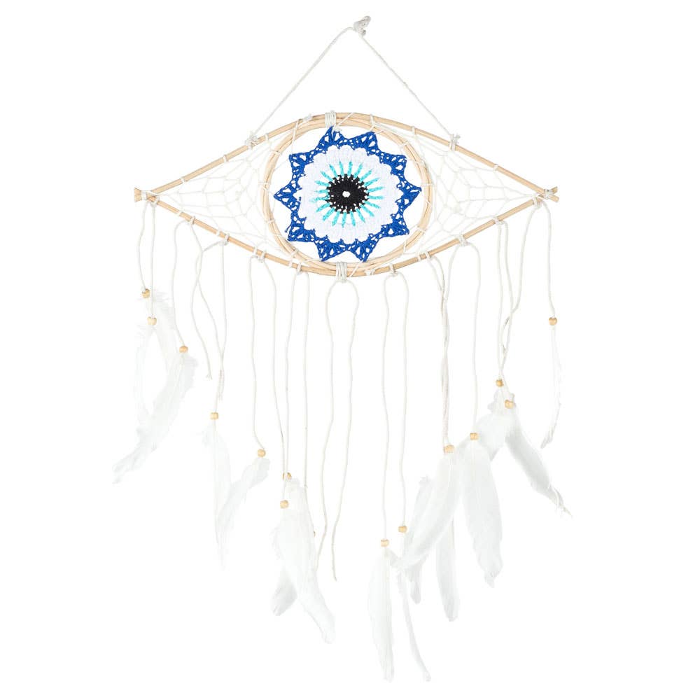 Macrame Evil Eye Dreamcatcher