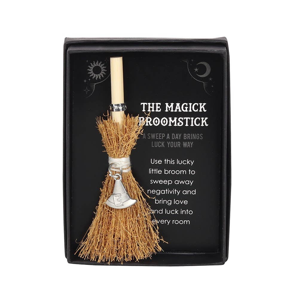 Mini Magick Broom - Witch's Hat