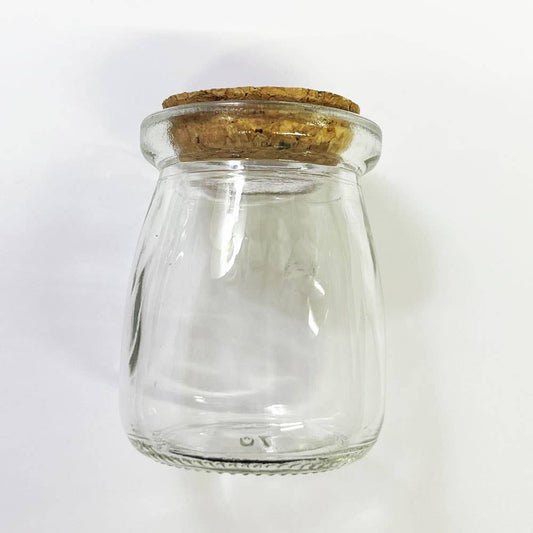 Glass Jar with Cork Stopper Apothecary/Spell Jar 3" Tall X 2
